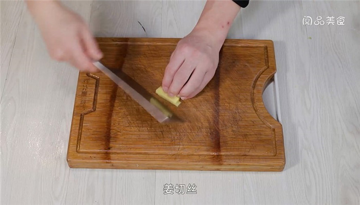 豌豆尖炒豆腐丝做法步骤：5